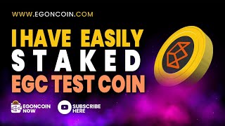 Our Staking Dapp is Now Ready | EgonCoin Blockchain