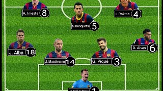 Barcelona 2014 players #football #fifa #barcelona#messi #neymar #luissuarez #barcelonafc