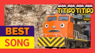 [BEST] Titipo Songs | Wheels on the strong heavy vehicles | Train song | Titipo Titipo