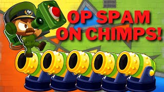 Recursive Cluster Spam is INSANE! CHIMPS Cubism Bloons TD 6