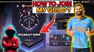 HOW TO JOIN MY GUILD 🤫 FREE FIRE GUILD JOIN ✨ FF GUILD JOIN TODAY 🔥 FREE FIRE GUILD JOIN