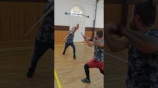 Longsword assault with winden #hema #historicalfencing #martialarts #fencing #longsword