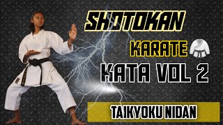 Karate kata | karate kata white belt | 2nd kata  taikyoku Nidan |karate kata white belt tutorial