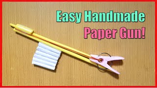 How to Make a Very Easy Paper Gun that Shoots