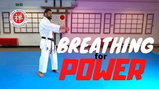 How a Karateka Breathes for Power