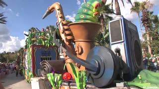 Disney World Parade at Disney's Hollywood Studios: Block Party Bash (7 Years Back in Time)