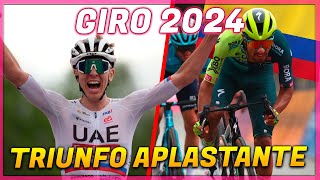 Resumen Etapa 2 - POGACAR ARRASA Y DANI es 2.º | Giro De Italia 2024