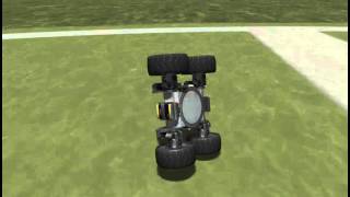 Kerbal Space Program - Insane Rover w/ Reaction Wheel