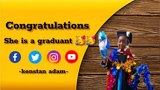 We out to Celebrate my little sister graduation |kenstan adam