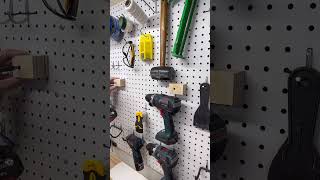 Problem solved: Custom sander rack. #woodworking #workshop #diy #diyprojects  Music in description