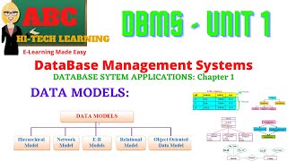 DATA MODELS IN DBMS