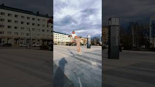 Затяжное сальто назад #parkour #паркур #сальто #sport #акробатика #magic #популярное #юмор #humor