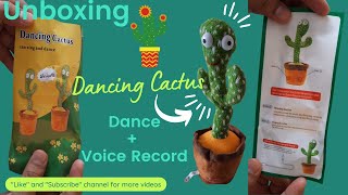 Dancing Cactus toy Unboxing #unboxing #kidstoys #dancingcactus