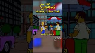 The Simpsons Homer in New York #tiktok #trending #foryou #thesimpsons