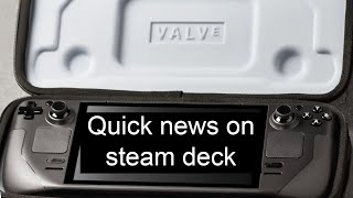 Quick news | Valve's new portable console steam deck