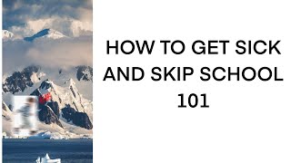 HOW TO SKIP SCHOOL AND GET SICK! // 1K SPECIAL 😍💖💖 //