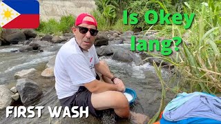 My Very "FIRST TIME" Washing Clothes in the RIVER!