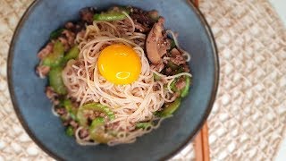 Korean Soy sauce Noodles (Ganjang-guksu, 간장국수)