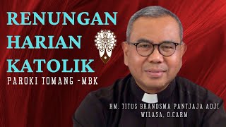 RENUNGAN HARIAN KATOLIK RABU 8 MEI 2024