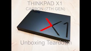 THINKPAD X1 CARBON (7-го поколения) Распаковка и обзор