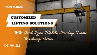 Rail Type Mobile Gantry Crane Working Video - SEVENCRANE