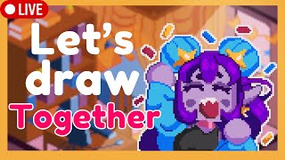 Drawing Pixelart together with Viewers