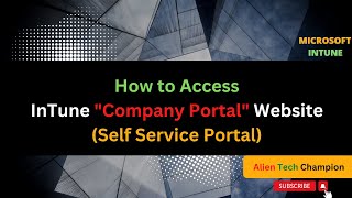 MS74 - How to Access InTune Web Company Portal