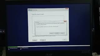 No Hard Drives Found in 11th Gen Laptop During Windows 10 Setup | How to Setup 11th Gen Acer Laptop