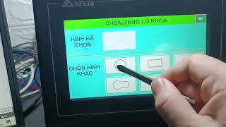 Lập trình PLC - HMI máy khoét khoá CNC