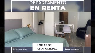 Departamento en Renta en Lomas de Chapultepec