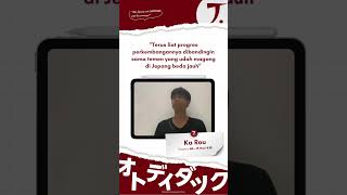 "setelah ikutan, ternyata lebih baik dibandingkan sama temen yg udah pernah magang.."  #jlpt #N4