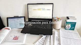 organización fácil y rápida para exámenes finales y fin de semestre · #myplanthelma