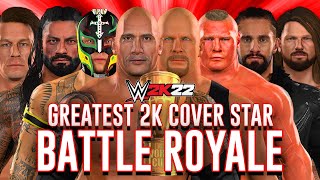 I Put 8 WWE 2K COVER ATHLETES in a BATTLE ROYALE!