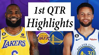 Golden State Warriors vs. Los Angeles Lakers Full Highlights 1st QTR | Oct 13 | 2023 NBA Preseason