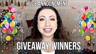 Giveaway Winners | Announcment