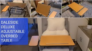 OVERBED TABLE REVIEW. ON WHEELS, DELUXE