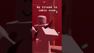 My friend in cabin crew sim #roblox