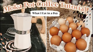 Moka Pot Coffee Tutorial | What I Eat in a Day