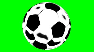 Football Ball Animation/ Football Green Screen