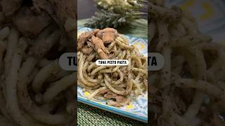 Tuna Pesto Pasta #food  #tunapesto #pestorecipe  #pestopasta