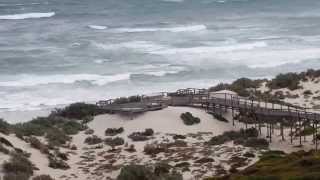 Beautiful Seal Bay Kangaroo Island on a windy day