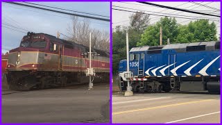 Some Crossing Action on MBTA's Franklin Line