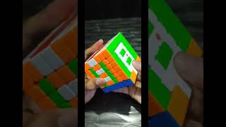 How to make Alphabet 'B' on 7x7 Rubik's Cube #cube #puzzle #rubikcube #cubing #pattern