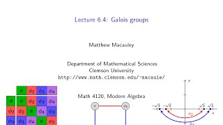 Visual Group Theory, Lecture 6.4: Galois groups