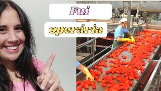 Vida na Itália: Meu 1° trabalho na fábrica de tomate