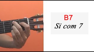 Si com sétima - Dicionário de acordes para violão