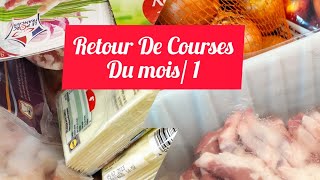 Retour De Courses/ courses du mois/ #1