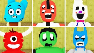 ROBLOX *NEW* ESCAPE BACKROOMS MORPHS! LET'S FIND NEW UPDATED SECRET MORPHS (ALL NEW MORPHS UNLOCKED)