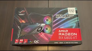 ROG STRIX Radeon RX 6800 XT Unboxing DE