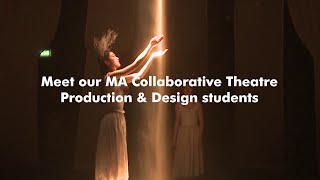 Graduating MA Collaborative Theatre Production & Design students 2020